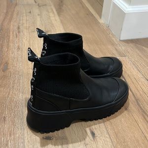 Black Zara boots